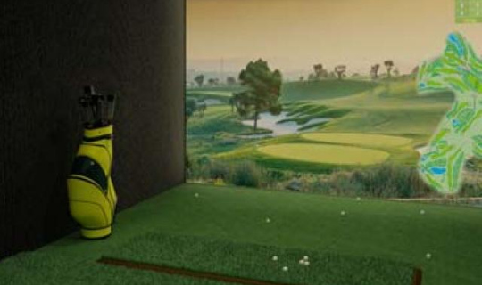 Ilustrao artstica do simulador de golfe FotoID 27791